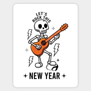 Let's Rock This New Year Magnet